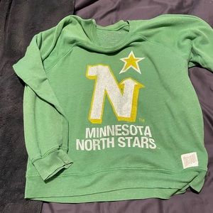 vintage MN NorthStars hockey sweatshirt approx size womens medium- some pills